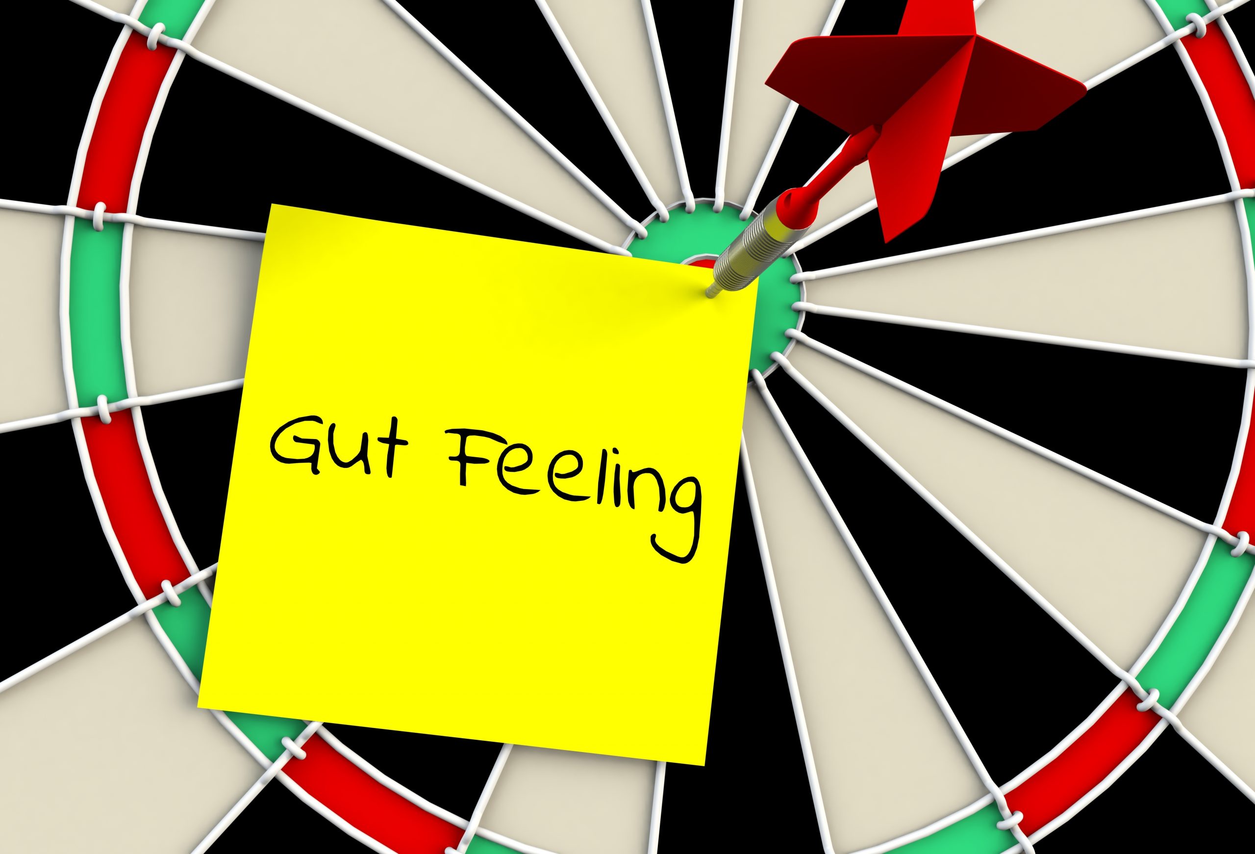Gut feelings are on target